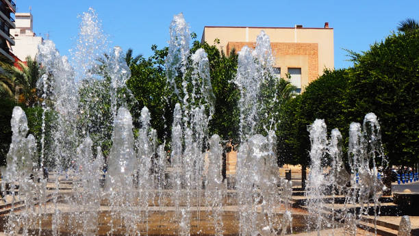 istock Alicante Water Fountains 1412059090