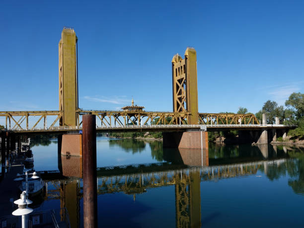 istock Historic Tower Bridge in Sacramento, CA. 1412059242
