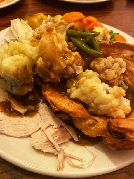 90+ Sunday Roast Dinner Beef Yorkshire Pudding Gravy Roast Potatoes