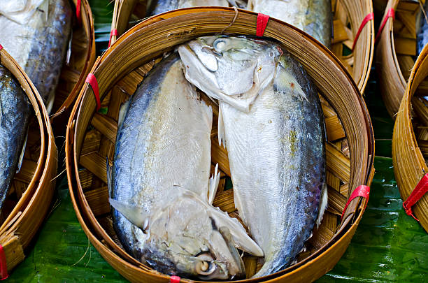Tilapia fish in fresh market.