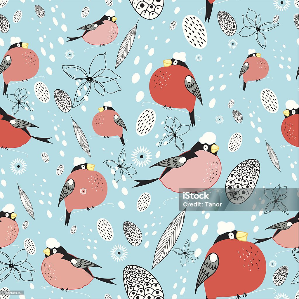 texture de bullfinches - clipart vectoriel de Art pictural libre de droits