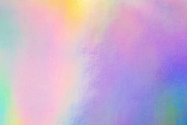 istock Holographic rainbow foil iridescent texture abstract hologram background 1412088233