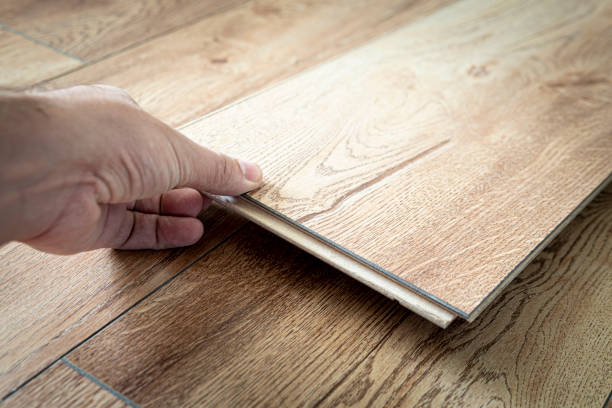 istock color selection for floor and laying laminate flooring. 1412092440