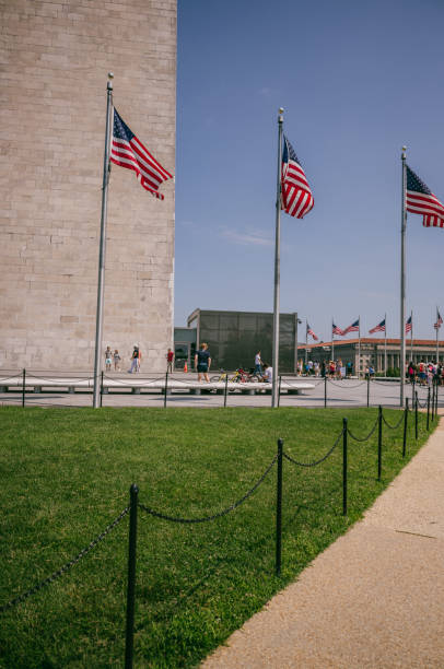 istock American Flag by Washington Monument 1412094730