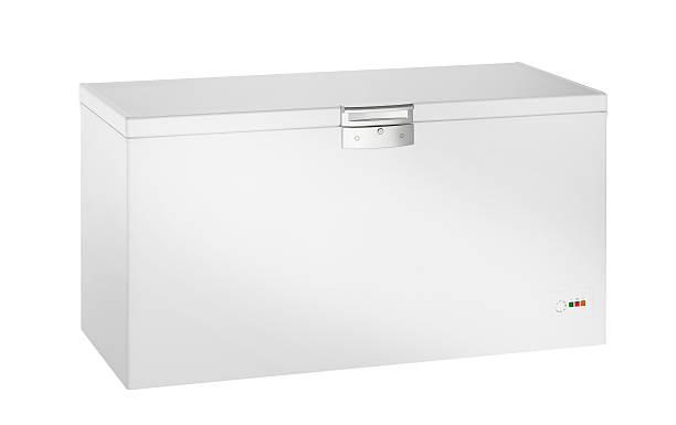 Deep Freezer (isolated with clipping path over white background) Deep Freezer (isolated with clipping path over white background) meat locker photos stock pictures, royalty-free photos & images