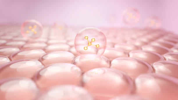 istock Skin cell and face serum treatment 1412123994
