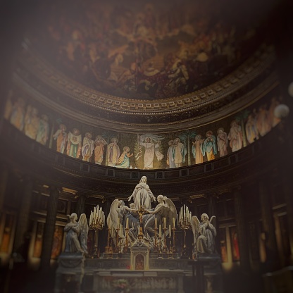 Interior of the Madeleine Church, Paris