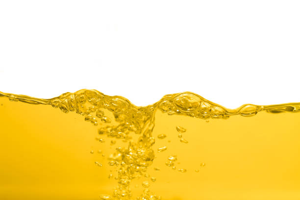 istock Oil surface motion ripple transparent on white background 1412133446