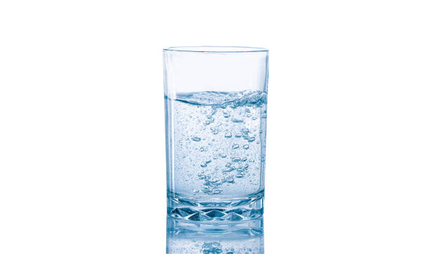 istock Glass of clear water isolated 1412133485