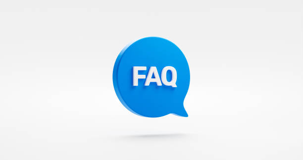 istock Blue faq icon 3d bubble message isolated on white background with frequently ask question symbol help support problem sign or customer assistance survey and business information query search advice. 1412138052