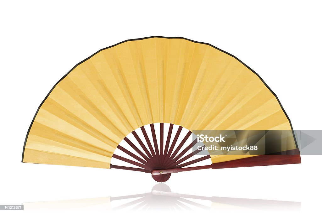 Ventilador chinês (Traçado de Recorte! - Foto de stock de Enfeitado royalty-free