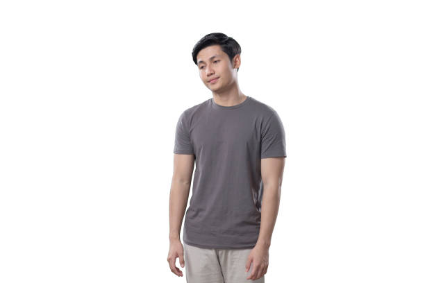 istock Indonesian Man on white Background looking away and disappointed 1412143024