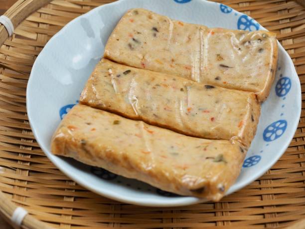 istock Asian food fish cake, fish paste, Fish cake skewer 1412143750