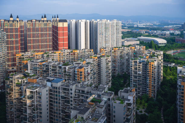istock Morning sunrise in the city 1412148418
