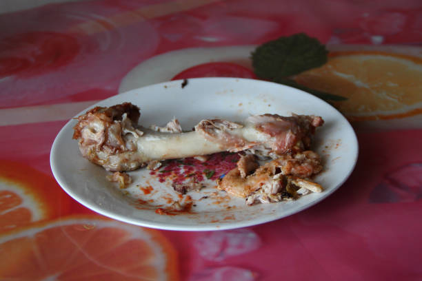 istock Turkey bones on a plate after eating 1412149991