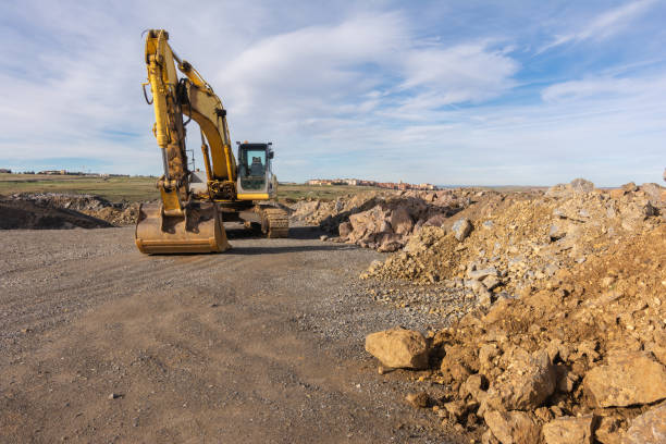 istock Heavy machinery for the construction 1412150176