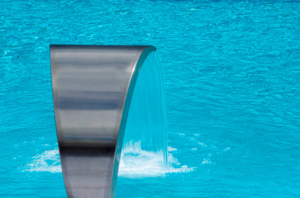 istock waterfall jet with hot tub in action 1412154037