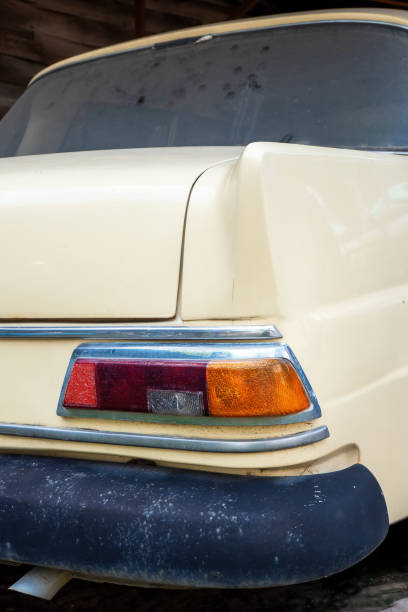 istock Side view of a classic car 1412154262