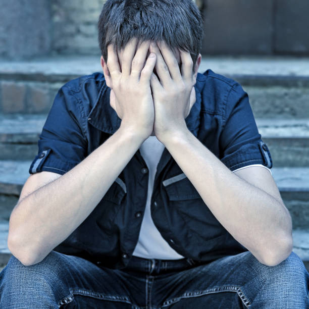 istock Sad Teenager outdoor 1412157949