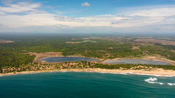 Coast of the island of Sri Lanka. stock photo