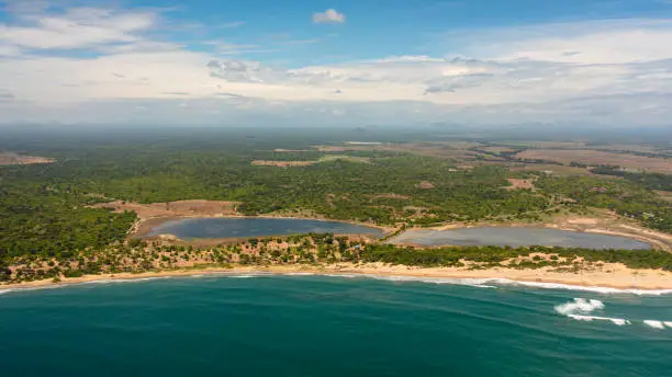 Photo of Coast of the island of Sri Lanka.