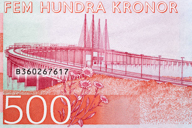 istock Oresund Bridge from Swedish money 1412159490