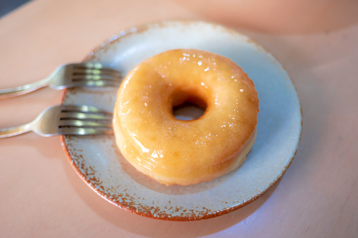 Donut for eating with coffee
