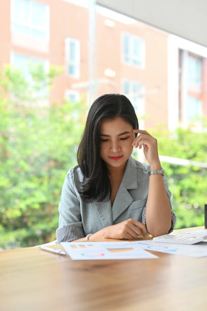 istock Frustrated young businesswoman having problems at work. Emotional pressure, stress at work concept. 1412163657