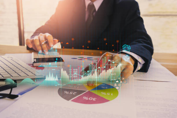 Stock market or forex trading graph and candlestick chart suitable for financial investment concept. Economy trends background for business idea and all art work design. Abstract finance background. gráfico de comercio de divisas o de divisas y gráfico de velas adecuado para el concepto de inversión financiera. antecedentes de tendencias económicas para la idea de negocio y todo el diseño de trabajo de arte. antecedentes financieros abstractos.