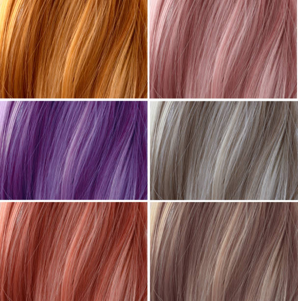 istock Colour swatches for hair dye. 1412167646