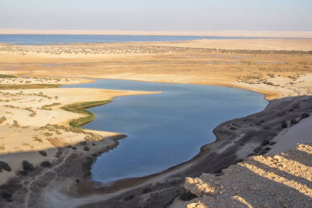 istock Magic lake - Fayoum Desert - Egypt 1412171673