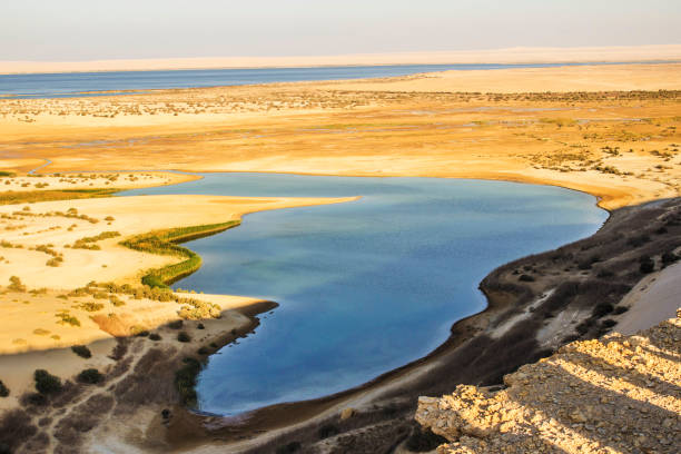 istock Magic lake - Fayoum Desert - Egypt 1412172250