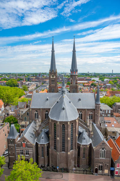 istock Maria van Jessekerk in Delft during a summer day 1412174279