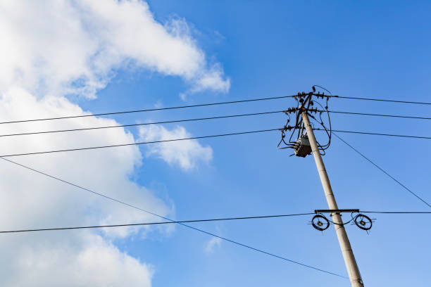 istock Electricity Pylon,  power tower 1412175727