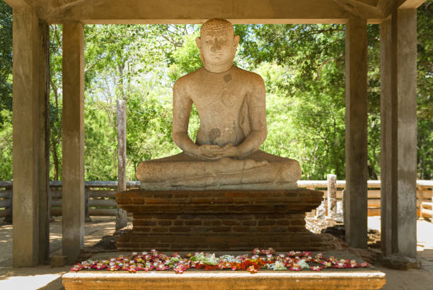 Samadhi Buddha statue, Anuradhapura, Sri Lanka Samadhi Buddha statue, Anuradhapura, Sri Lanka anuradhapura photos stock pictures, royalty-free photos & images