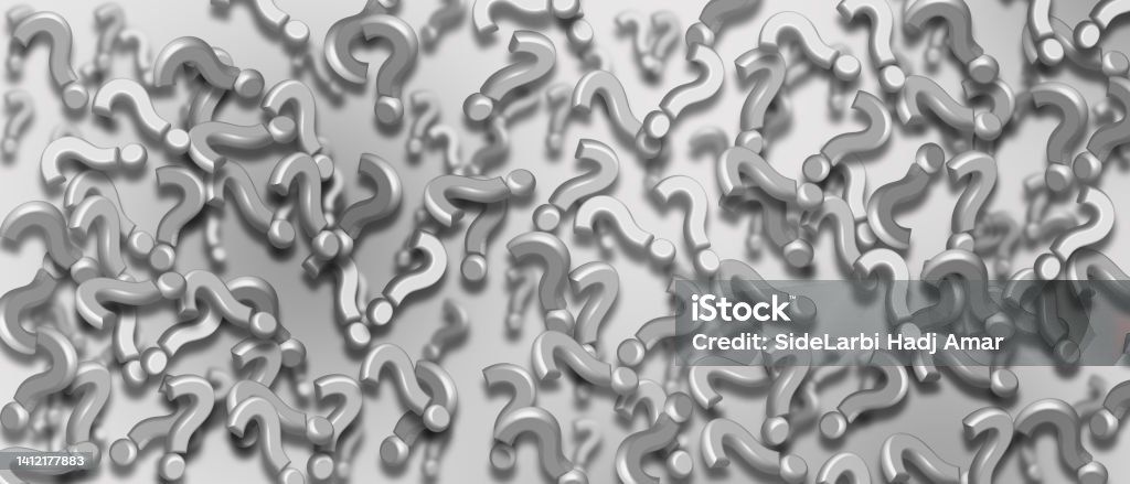 Question Vector Grey Grey Flying Paper Question On Grey Background Stock Illustration ...