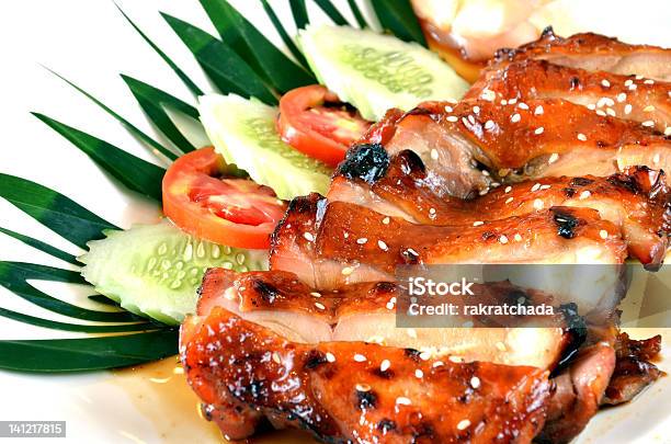 Teriyaki - Fotografie stock e altre immagini di Al vapore - Al vapore, Alla griglia, Bagnato