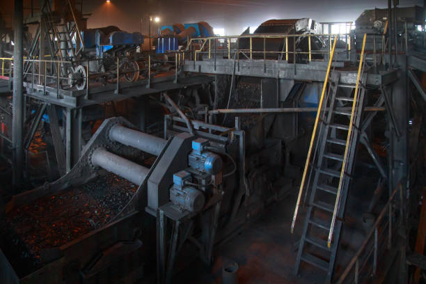 istock Workshop of big coal plant. 1412179909