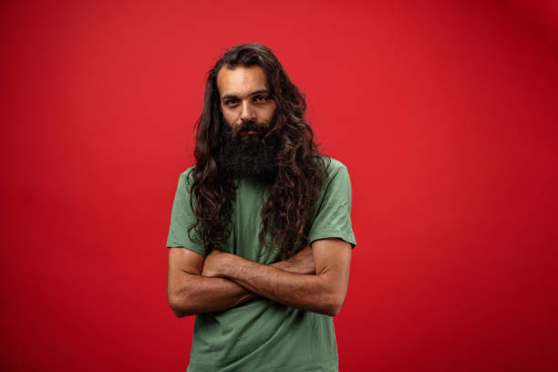 Portrait Of A Happy And Focused Middle Eastern Man