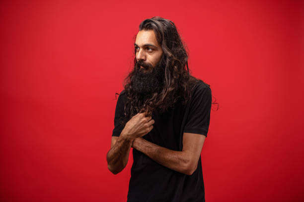 istock Portrait Of A Pensive and Content Middle Eastern Man 1412182334