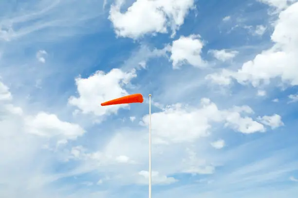 Windsock on the beach of Deauville