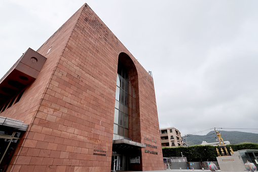 Nagasaki, Japan - July 20, 2022: Nagasaki Atomic Bomb Museum, the Museum is a remembrance to the atomic bombing of Nagasaki by the United States of America.