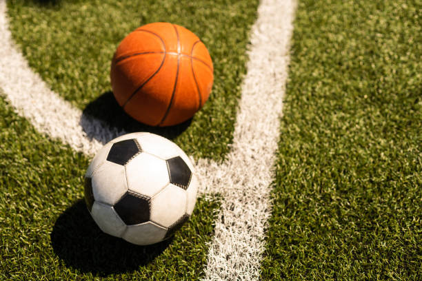 Soccer ball and Basketball ball