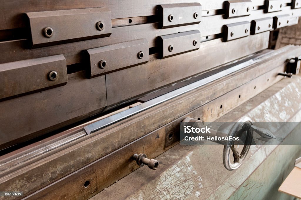 Machine Bending Texture Sheet Metal Bending Machine Grain Image Effect Stock Photo - Download ...