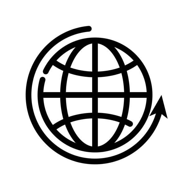 globe icon Illustration Vector Graphic of Globe Icon Template خرید فالوو ر اینستاگرام stock illustrations
