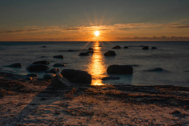 istock Sunrise on Baltic sea 1412224002