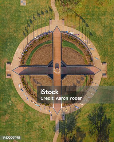 istock Aerial View of Oklahoma State Capitol Complex 1412227075