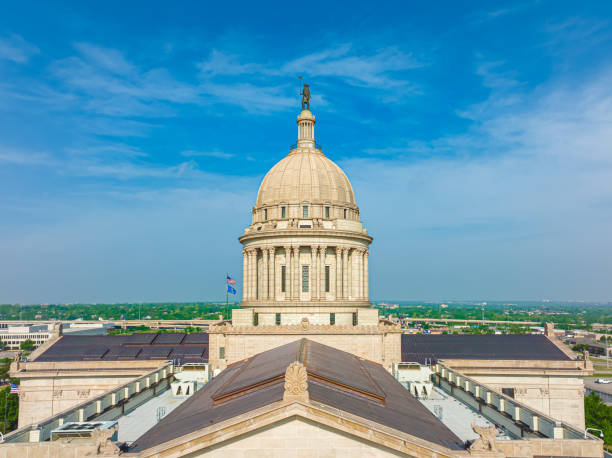 istock Aerial View of Oklahoma State Capitol Complex 1412227185
