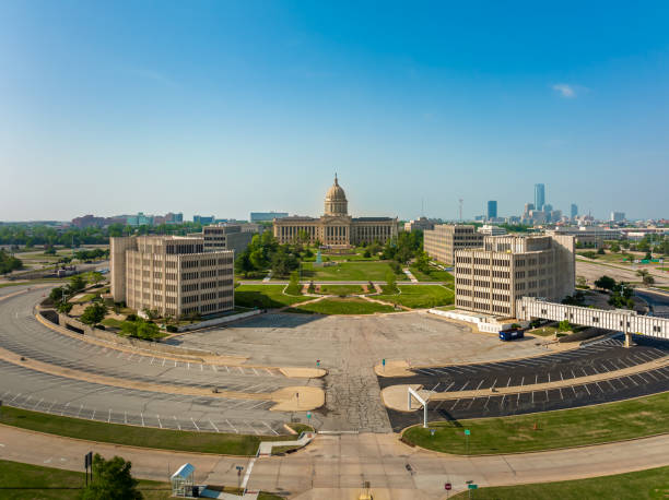 istock Aerial View of Oklahoma State Capitol Complex 1412227247