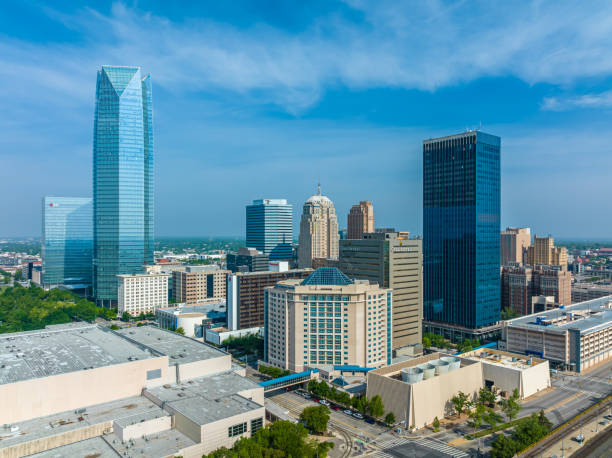 istock Aerial View of Downtown Oklahoma City 1412227332
